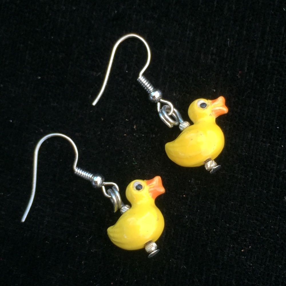 “Rubber Duckie” Earrings